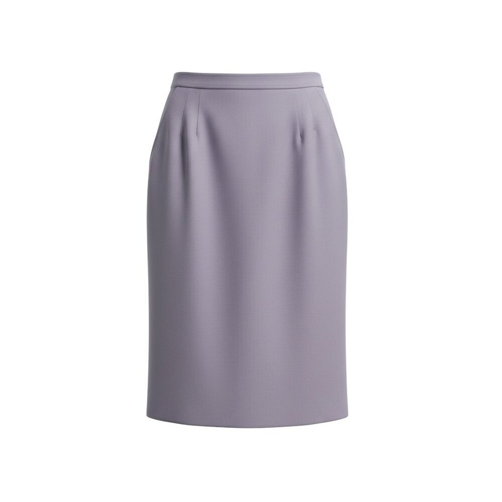 Vintage Evan Picone 100% Wool Pencil Skirt Lavender Size 10 NWT USA